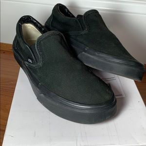 Black Slip-On Vans